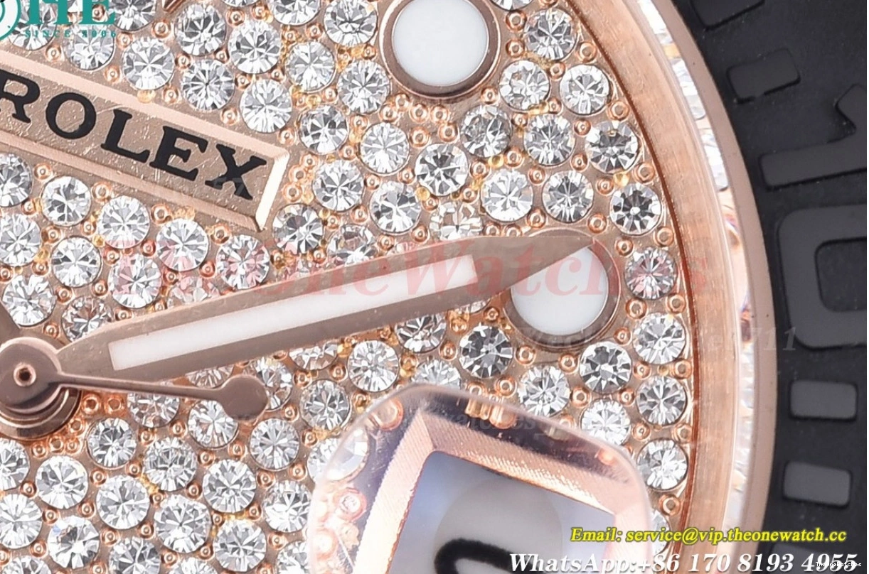 Diamond 126655 MY8215 GDF Dot Yacht-Master SS RG 40mm 0304